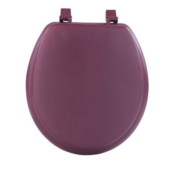 Chesterfield Fantasia Burgundy Soft Standard Vinyl Toilet Seat, 17 in. CH32021